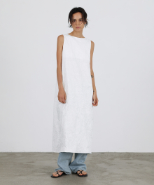 Wrinkle Washed Two-way Dress - Off White