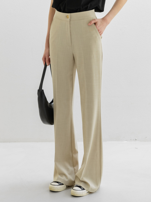 Summer Boots cut Slacks_NSSL4262 (beige)