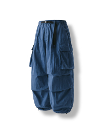 CN Belt Cargo Balloon Pants - Blue