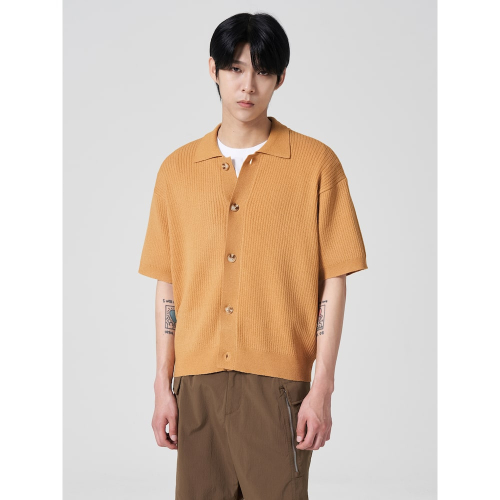 Кардиган с воротником Havana, короткий рукав, Yellow (45465AFQAE)
