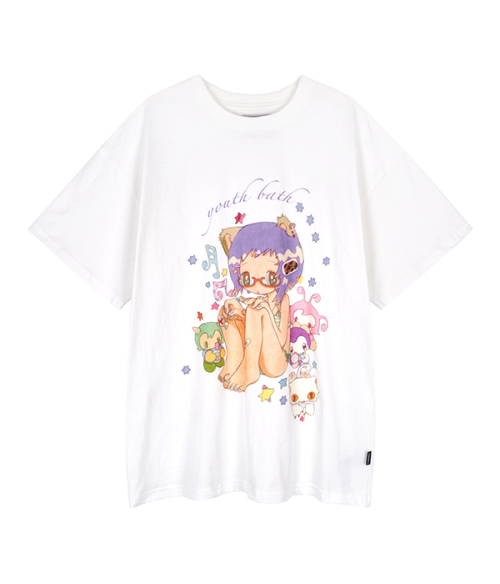 유쓰배쓰(YOUTHBATH) YB X Oliwa Over-fit T-shirt_2401