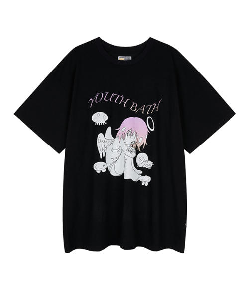 유쓰배쓰(YOUTHBATH) YB X Oliwa Over-fit T-shirt_2406