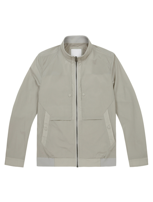 Мужской легкий нейлоновый бомбер с воротником стойкой, Light Beige (A0C627151)
