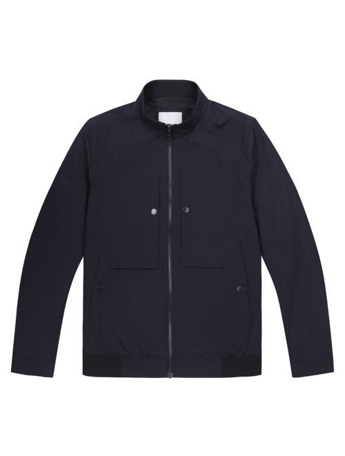 Мужской легкий нейлоновый бомбер с воротником стойкой Dark Navy (A0C627148)