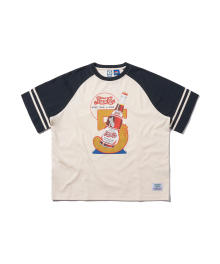 Pepsi Glass Football T-Shirt Ivory