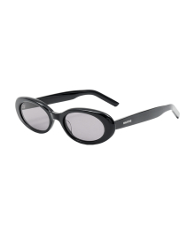 REGULAR LOGO ROUND FRAME SUNGLASSES Black