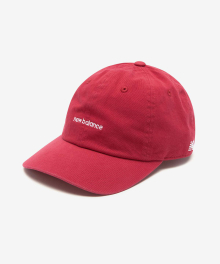 NBGDEFE502 / C-64 LETTER LOGO BALLCAP (RED)