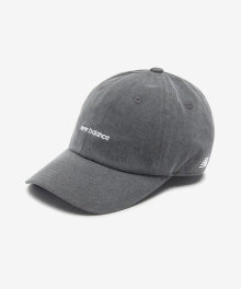 NBGDEFE502 / C-64 LETTER LOGO BALLCAP (D/GRAY)