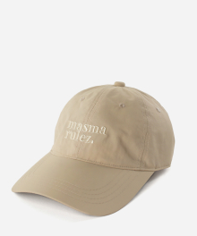 MSMRZ Logo Ball cap -Beige