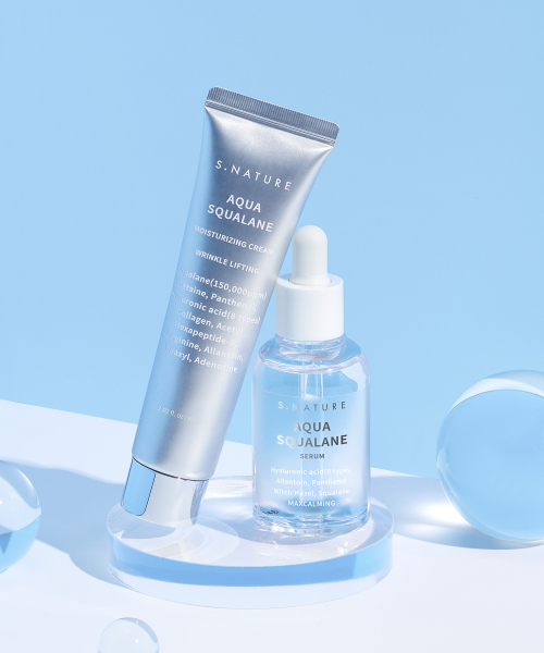 에스네이처() 아쿠아 스쿠알란 세럼 50ml + 에스네이처 아쿠아 스쿠알란 수분크림 60ml 상품 이미지