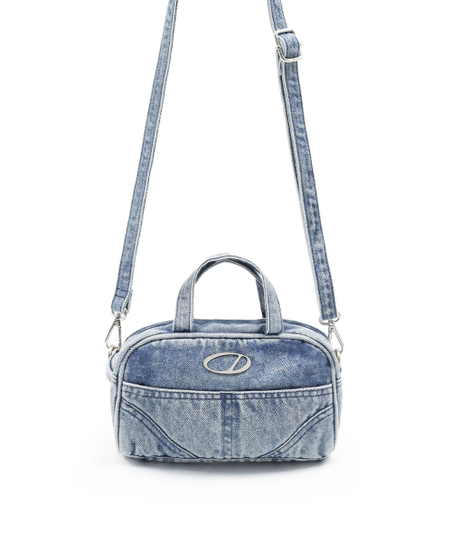 ODD Signature Denim Cutting Mini Bag - blue
