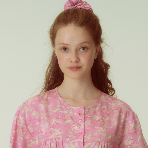 [80s Cotton] Пижама с юбкой Cherry punch skirt pajama