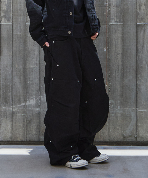 Jewelry Revet Double Knee Pants