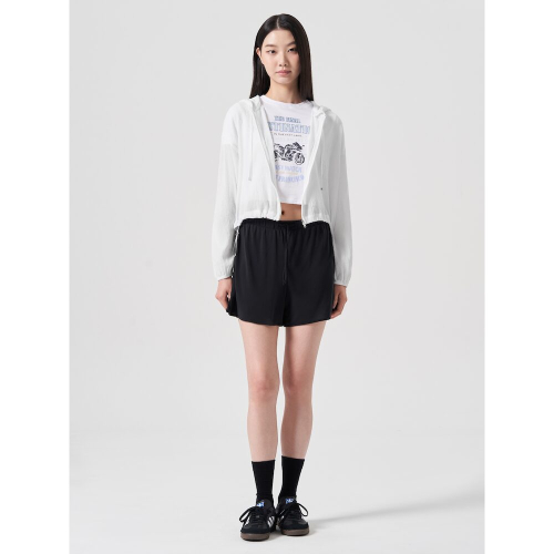 Шорты на резинке Modal Sandwashed Black (324625LC15)