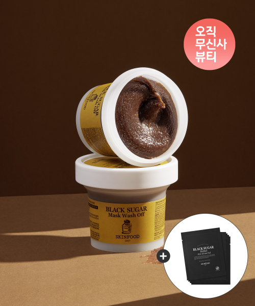 스킨푸드() [패드10매 증정][2개]블랙슈가 마스크 워시 오프 상품 이미지