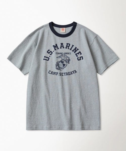 1970s US Marine Tee Grey