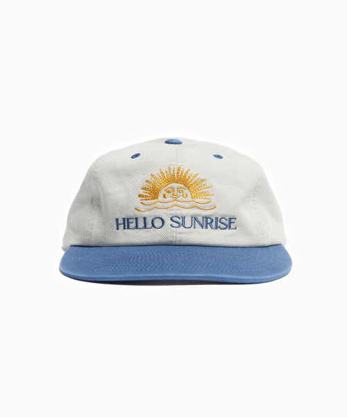 Two Tone Washed OG Logo 6Panel Cap_Beige & Vintage Blue