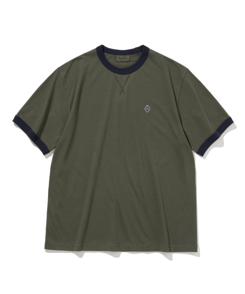 UBC ringer s/s tee dark ebony