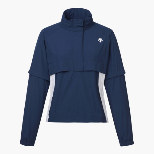 데상트골프() 여성 소매 디테쳐블 홑겹 점퍼 (DP32WFBL72) 상품 이미지