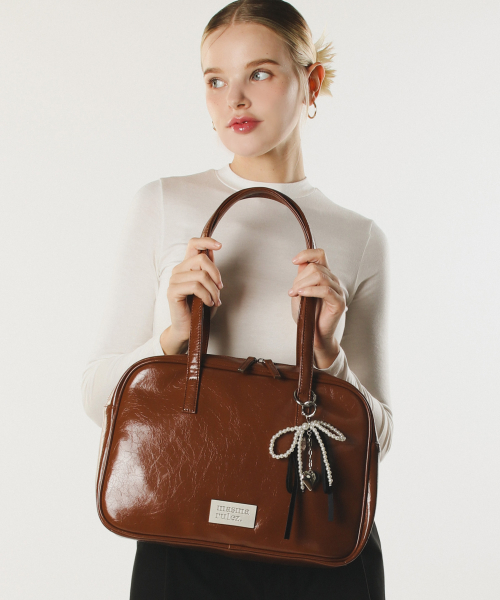 마스마룰즈() 304 leather pouch shoulder bag _ Brown 상품 이미지