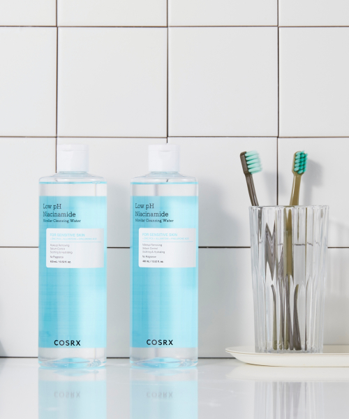코스알엑스() [2pack] 약산성 나이아신아마이드 미셀라 클렌징 워터 400ml * 2개 상품 이미지