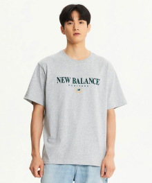 NBNEE31123 / UNI HERITAGE 레터링로고 반팔티 (M/GRAY)