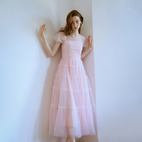 ★Cest Moidew★ Cest_Pink fairy layered mesh dress 쎄무아듀(CEST MOIDEW) Cest_Pink fairy layered mesh dress