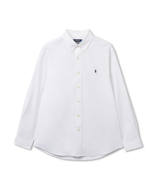 CUBDPPCS-LONG SLEEVE-SPORT SHIRT 50/1 BISTRCH POPLIN - WHITE