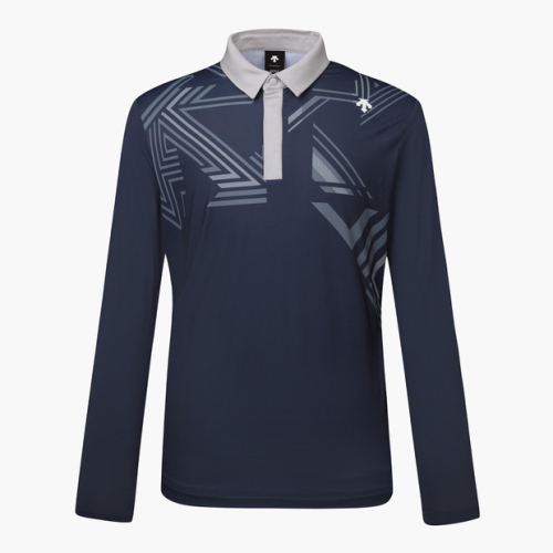 데상트골프() 남성 냉감 소매 긴팔 티셔츠 (DP32MFTL71) 상품 이미지