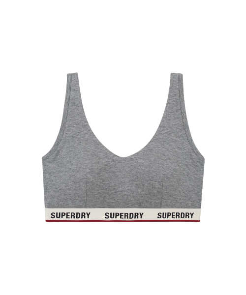 BASIC LOGO BAND BRASSIERE M/GREY
