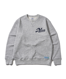 나이스웨더 컬래버 Nice Series Sweatshirt H.Grey