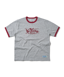 나이스웨더 컬래버 Nice Series Ringer T-shirt H.Grey