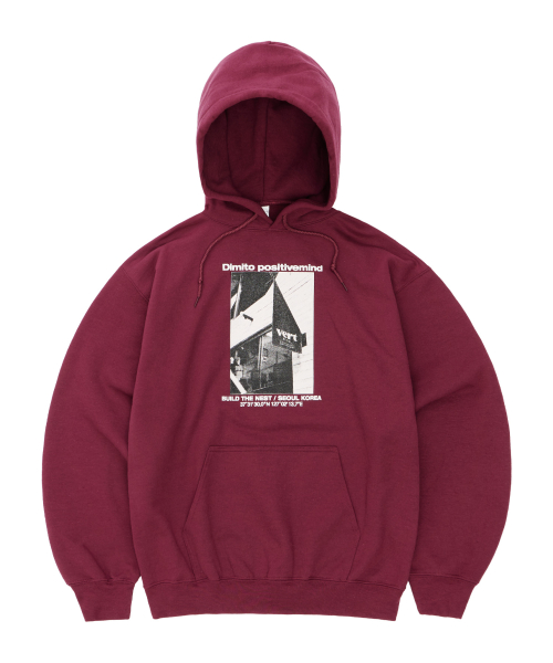VERT SEOUL HOODIE BURGUNDY