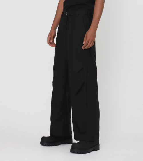 버튼서울() 더블 버튼 포인트 다트 밴딩 슬랙스 상품 이미지