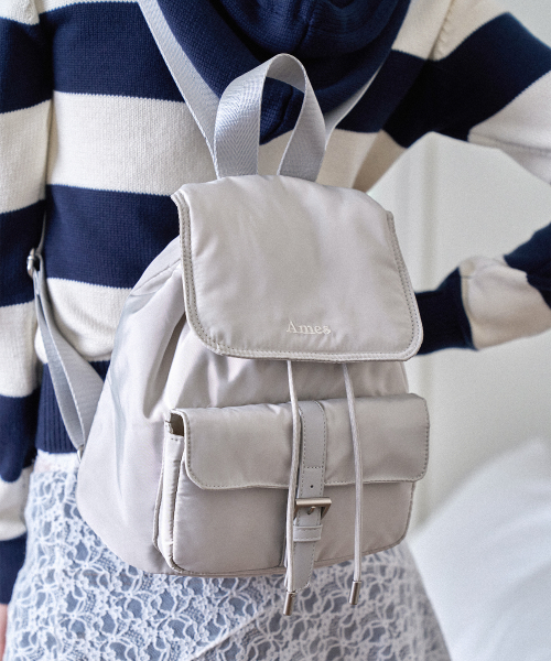 BASIC LOGO BACKPACK SILVER (AM2EFUAB51A)
