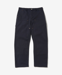 CANVAS CARPENTER DOUBLE KNEE PANTS_CHARCOAL