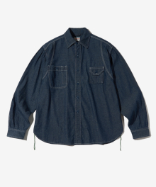 TRIPLE STITCH CHAMBRAY WORK SHIRT_BLUE