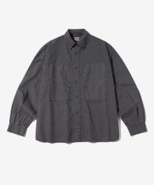 DYING WORK SHIRT_CHARCOAL