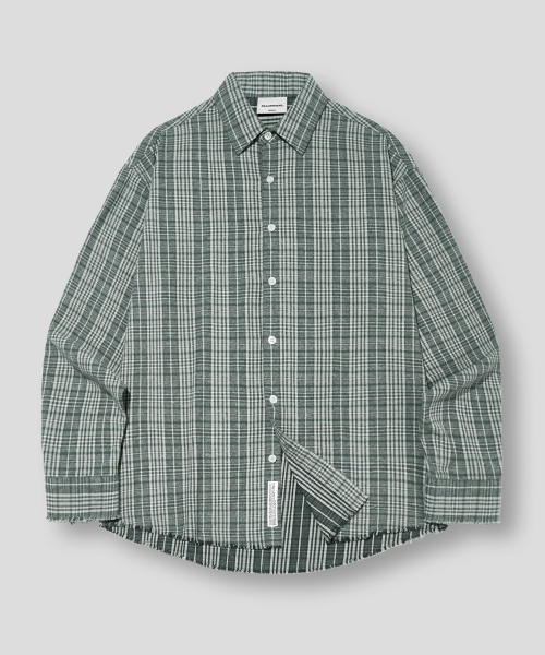 Geek Damage Check Shirt-Grey