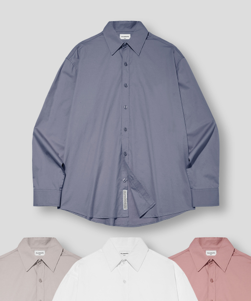 필루미네이트() 플랫 크로마 코튼 셔츠-4Color 상품 이미지