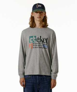 테켓(TEKET) Plan L/S Tee Melange Gray - 사이즈 & 후기 | 무신사