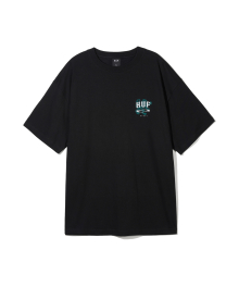 HUF X OPENING PROJECT LOGO T SHIRT [BLACK]