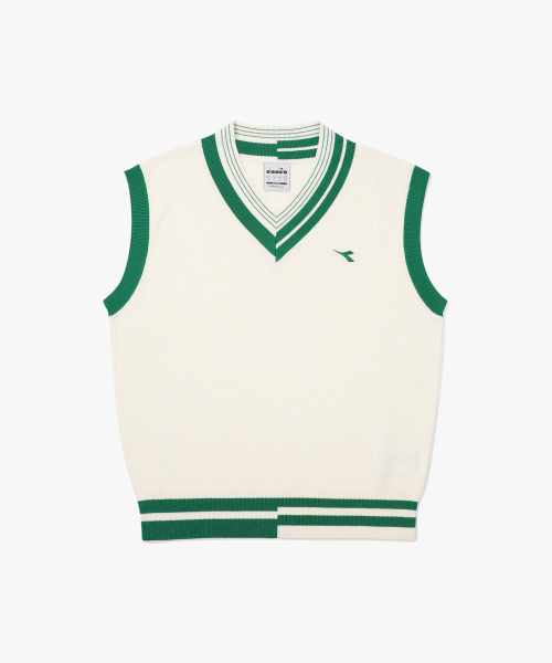 Cozy вязаный жилет женский — OFF WHITE