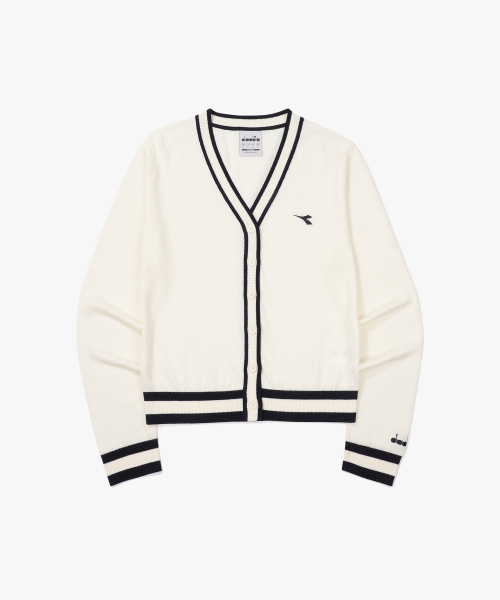 Уютный трикотажный кардиган Cozy Knit Women OFF WHITE
