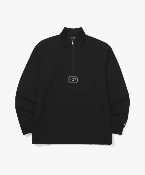 Анорак из тканой ткани Comfy Woven BLACK