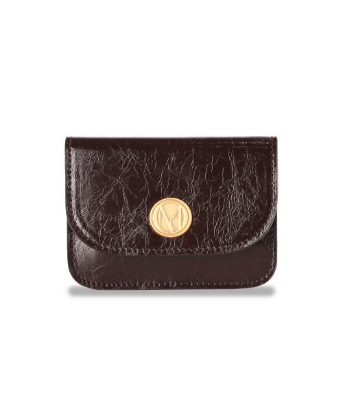 꼬떼드무아 Ecrin card wallet - Chocolate brown