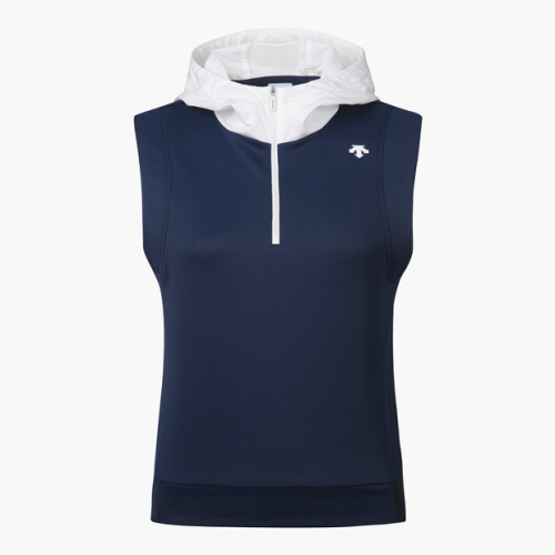 데상트골프() 여성 져지 하이브리드 후드 베스트 (DP32WFCV82) 상품 이미지