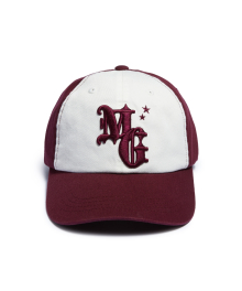 GOTHIC LOGO COLOR BLOCK CAP - BURGUNDY