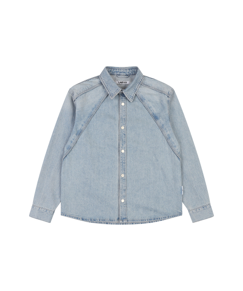 Джинсовка semi-overfit с вытачками (LIGHT BLUE)
