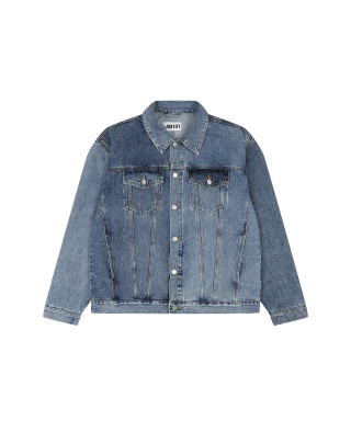 랩원오원(LAB101) MIXED STONE WASH DENIM JACKET 상품 이미지